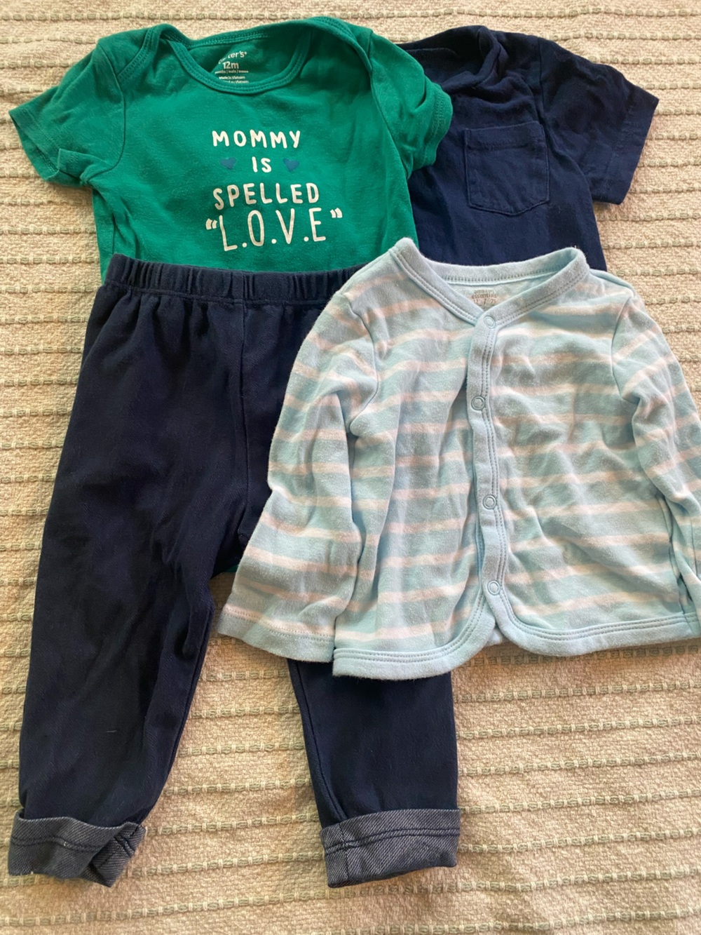 Set of 4 Baby Clothes 12 Month
